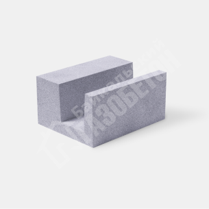 картинка U-Блок автоклавного газобетона Б4, (Краслэнд)