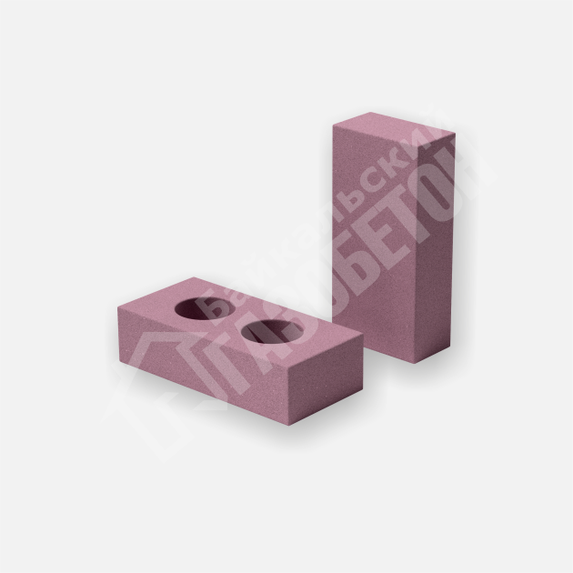 Кирпич силикатный рядовой СОЛПу-1НФ Гранат